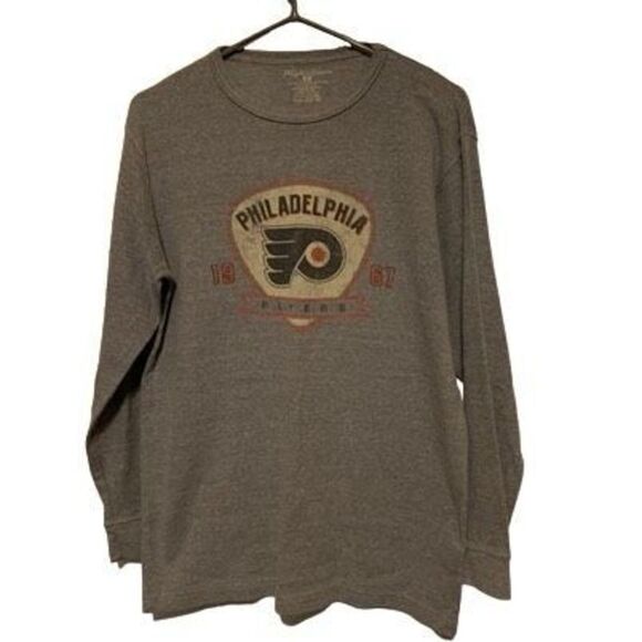 Philadelphia Flyers Size Medium Thermal Style Long Sleeved Shirt - Picture 1 of 4